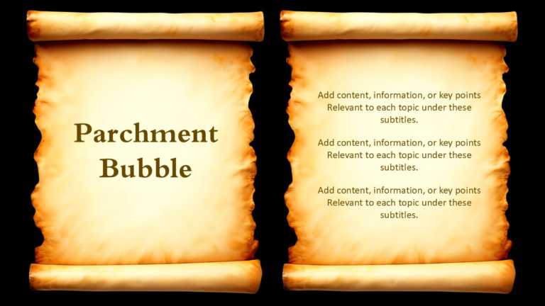 Parchment Bubble For PPT And Google Slides Theme 1