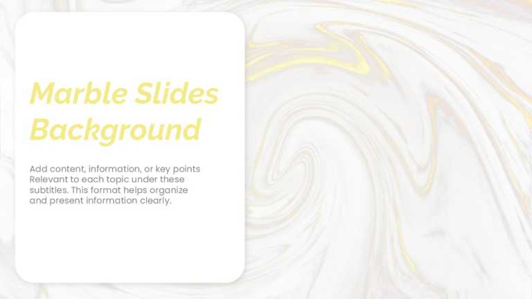 Soft Pastel Marble Design For Presentations