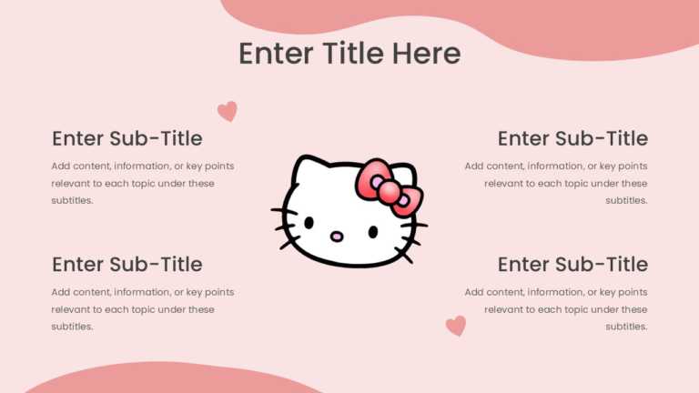 Hello Kitty PPT Template & Google Slides Theme 5