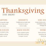 Thanksgiving Day Menu Template For PowerPoint  & Google Slides Theme
