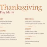 Thanksgiving Day Menu Template For PowerPoint  & Google Slides Theme 1