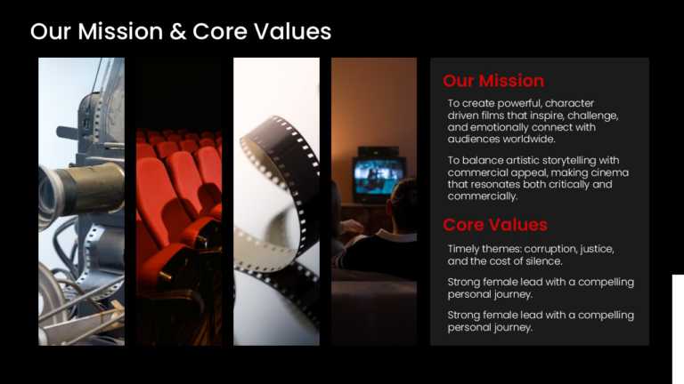 Film Pitch Deck PPT Template & Google Slides Theme 2