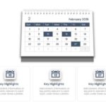 2026 Calendar For Key Dates Presentation Template & Google Slides Theme 1
