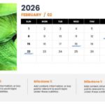 2026 Calendar With Milestones And Important Dates Slide Template & Google Slides Theme 1