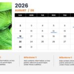 2026 Calendar With Milestones And Important Dates Slide Template & Google Slides Theme 7