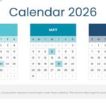 2026 Monthly Calendar Overview Presentation Template  & Google Slides Theme 1
