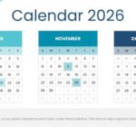 2026 Monthly Calendar Overview Presentation Template  & Google Slides Theme 3