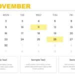 2026 Monthly Calendar With Milestones Presentation Template & Google Slides Theme 10