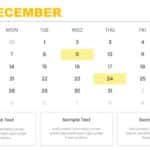 2026 Monthly Calendar With Milestones Presentation Template & Google Slides Theme 11