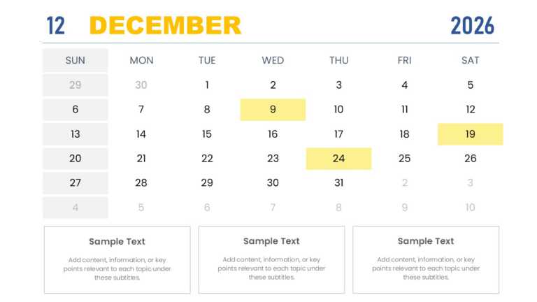 2026 Monthly Calendar With Milestones Presentation Template & Google Slides Theme 11