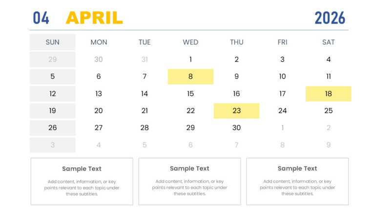 2026 Monthly Calendar With Milestones Presentation Template & Google Slides Theme 3