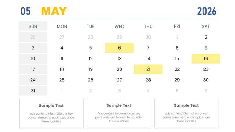 2026 Monthly Calendar With Milestones Presentation Template & Google Slides Theme 4