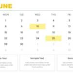 2026 Monthly Calendar With Milestones Presentation Template & Google Slides Theme 5