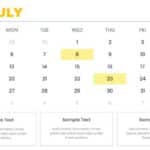 2026 Monthly Calendar With Milestones Presentation Template & Google Slides Theme 6