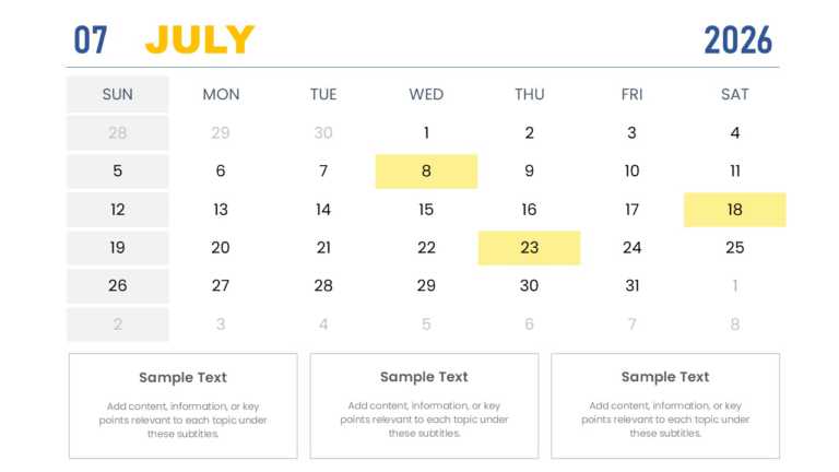 2026 Monthly Calendar With Milestones Presentation Template & Google Slides Theme 6