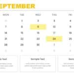 2026 Monthly Calendar With Milestones Presentation Template & Google Slides Theme 8