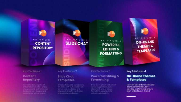 Animated Feature Box Presentation Template & Google Slides Theme 1