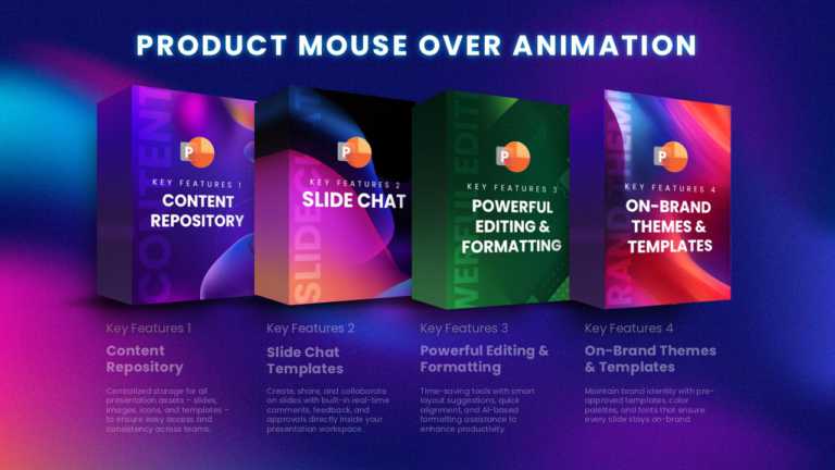 Animated Feature Box Presentation Template & Google Slides Theme 2