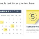 Detailed 2026 Calendar With Highlights Presentation Template  & Google Slides Theme