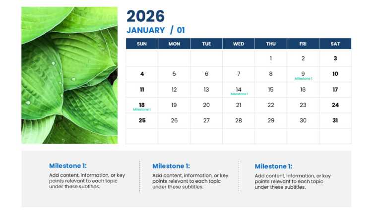 2026 Google Slides And PowerPoint Calendar Template Theme 1