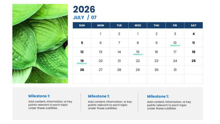 2026 Google Slides And PowerPoint Calendar Template Theme 7