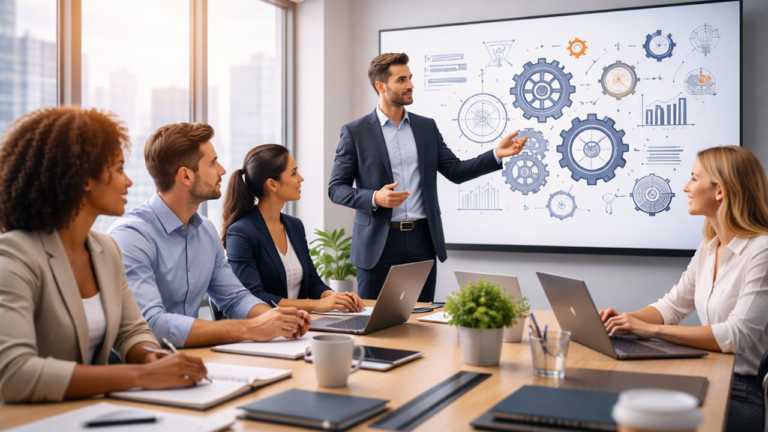 Animated Team Growth Strategy Presentation Template & Google Slides Theme 3