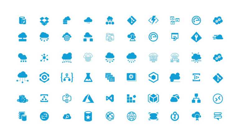 Azure Icons For PowerPoint And Google Slides Templates Theme 2