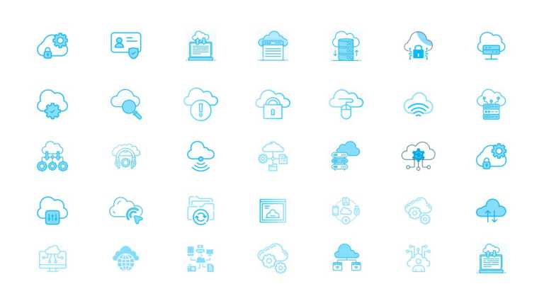 Azure Icons For PowerPoint And Google Slides Templates Theme 1