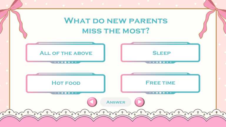 Baby Shower Family Feud PowerPoint Template & Google Slides Theme 9