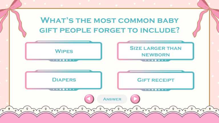 Baby Shower Family Feud PowerPoint Template & Google Slides Theme 4