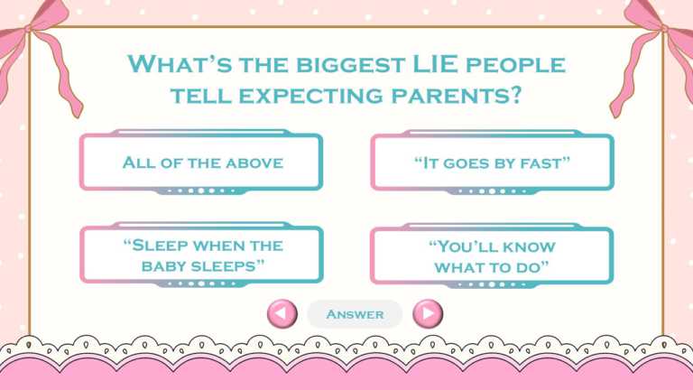 Baby Shower Family Feud PowerPoint Template & Google Slides Theme 5