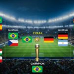 Knockout Tournament Bracket Google Slides And PPT Template Theme 1