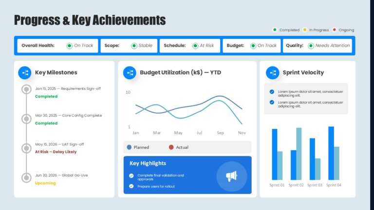 Strategic Project Review & Google Slides Theme 3
