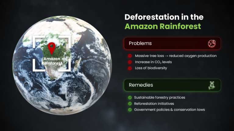 Animated Global Climate Change Impact Presentation Template