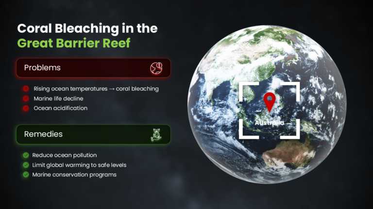 Animated Global Climate Change Impact Presentation Template