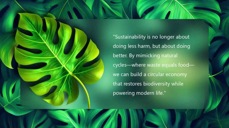 Animated Nature Themed Quote PowerPoint And Google Slides Template Theme 1