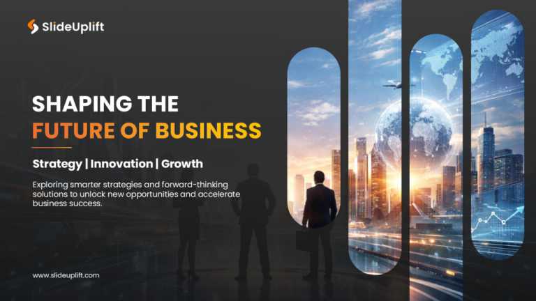 Dark Animated Corporate Title Slide Presentation Template