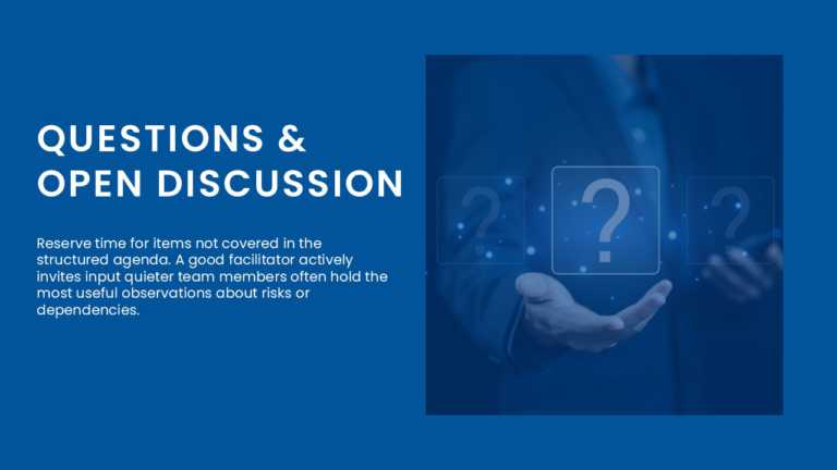 Project Meeting Agenda PowerPoint And Google Slides Template Theme 10