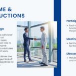 Project Meeting Agenda PowerPoint And Google Slides Template Theme 2