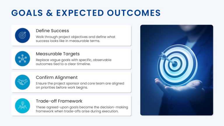 Project Meeting Agenda PowerPoint And Google Slides Template Theme 4