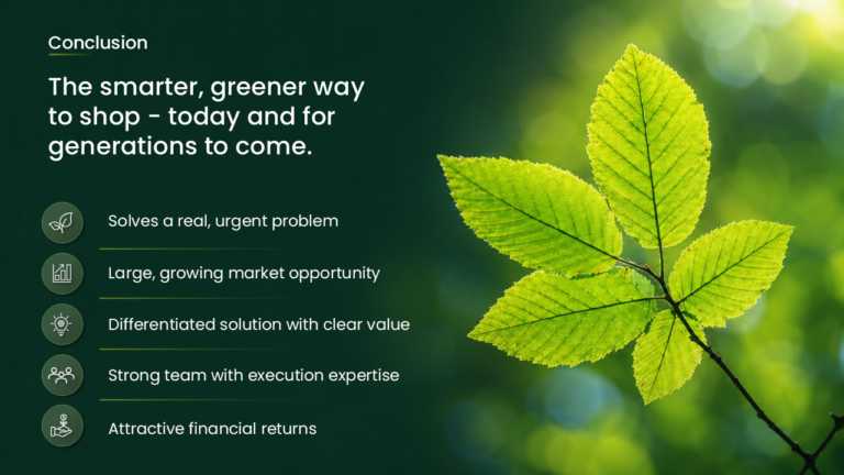 Green Business Plan Presentation PowerPoint And Google Slides Template Theme 9